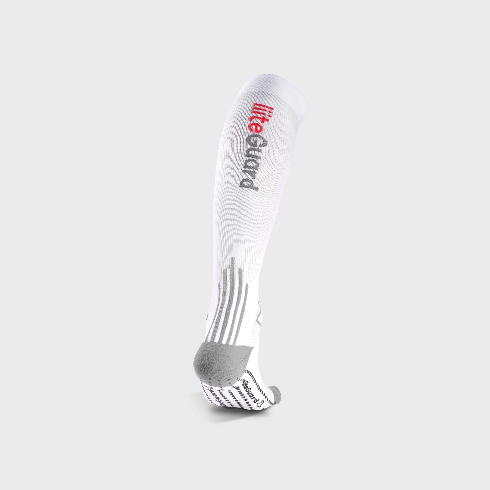 liiteGuard SHIN-TECH GRIP RUNNING SOCK Long socks WHITE