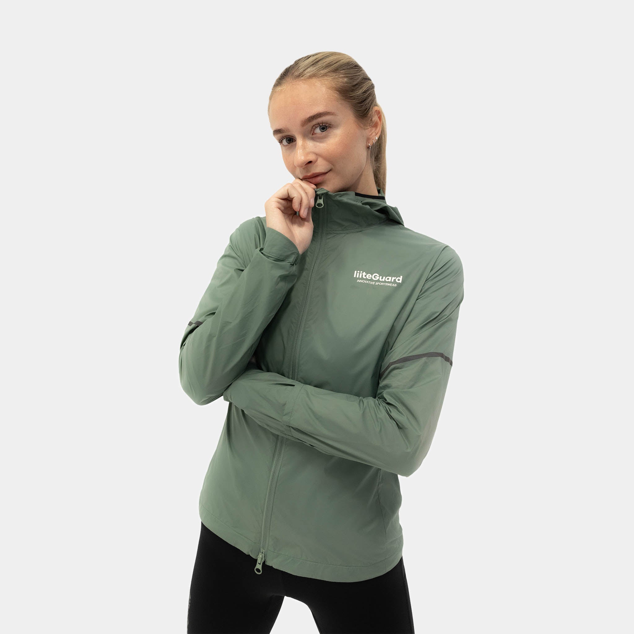 AERO-TECH WINDBREAKER (WOMEN) - Grey green