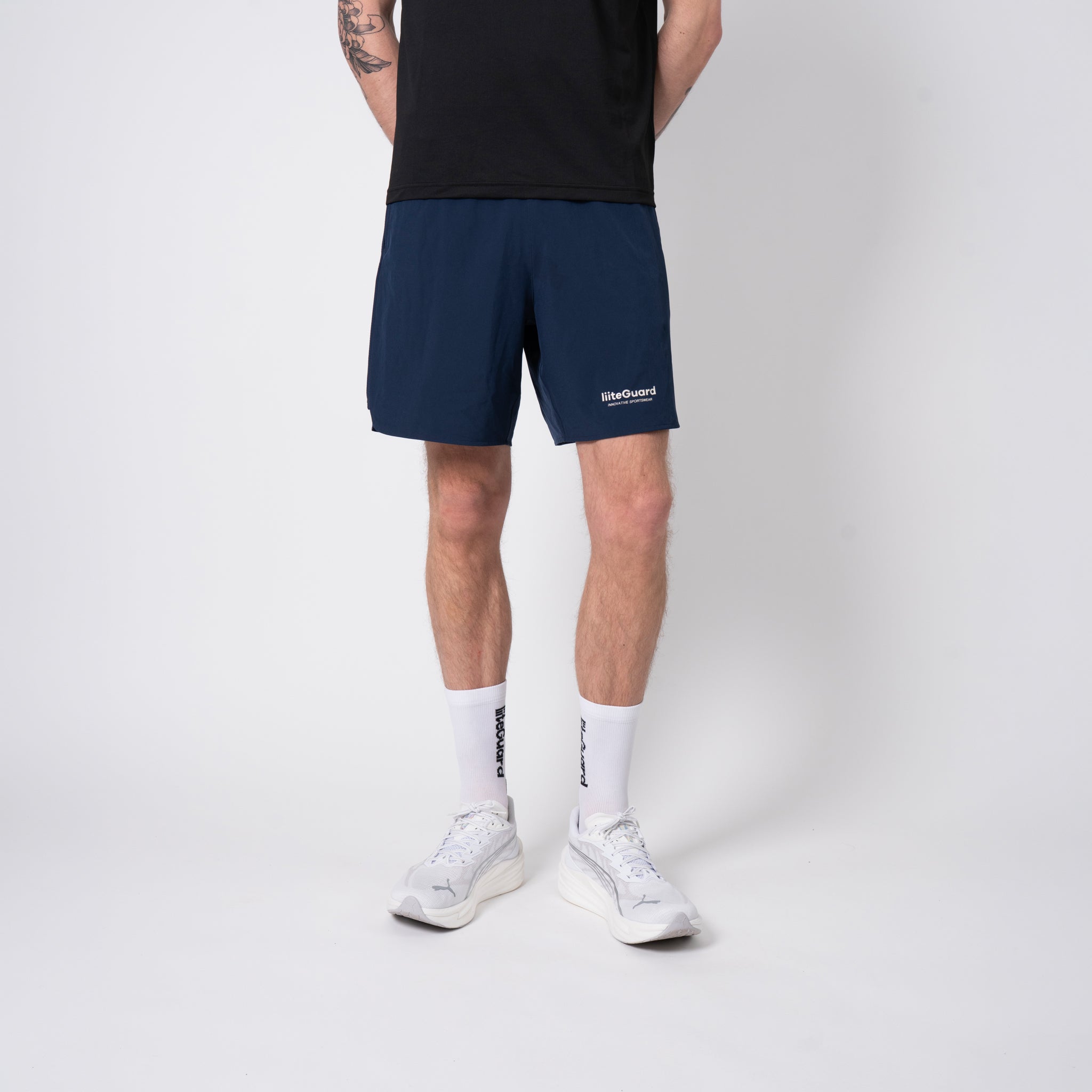 liiteGuard GLU-TECH 2IN1 SHORTS (MEN) Shorts DRESS BLUE