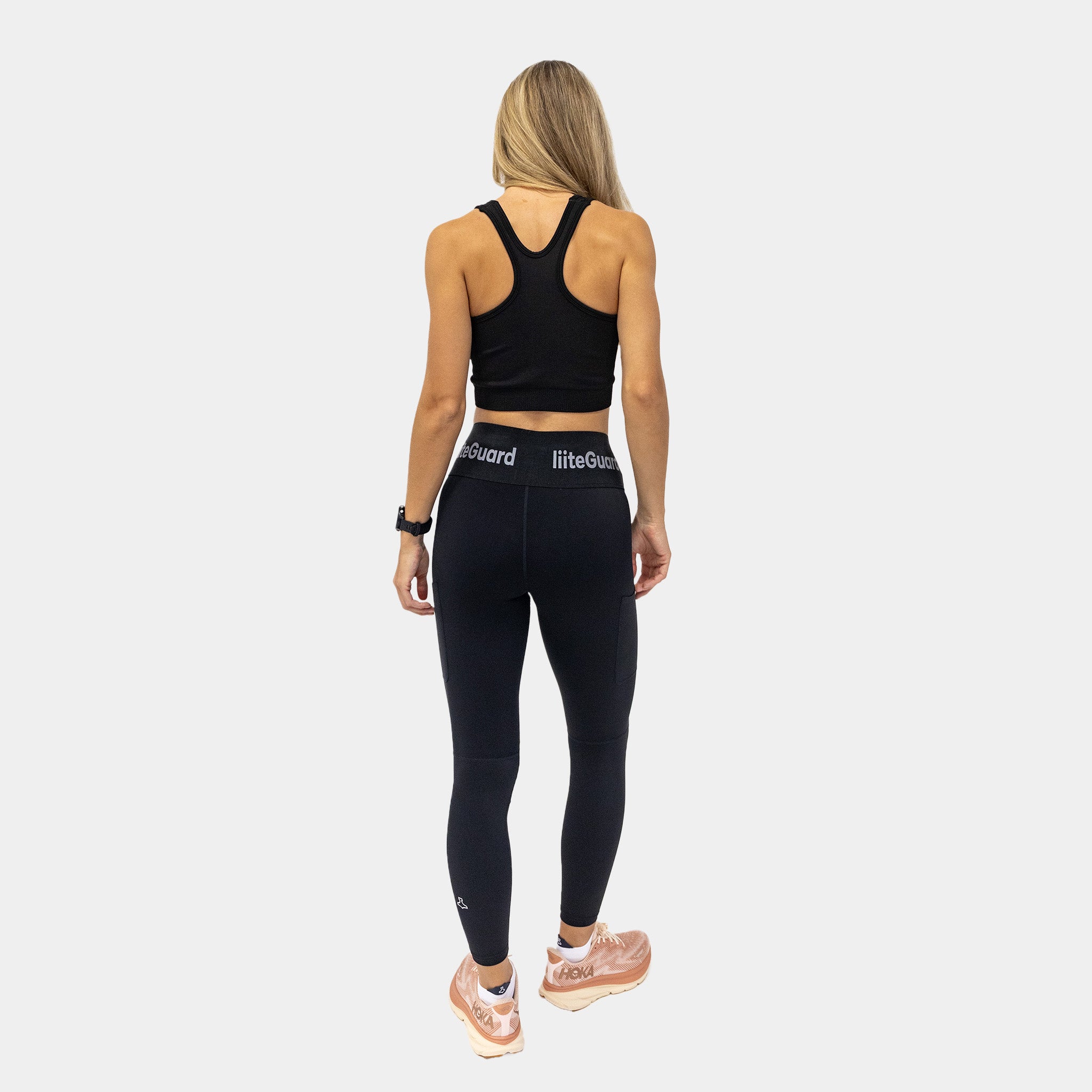 GLU-TECH LONG TIGHTS (WOMEN) - BLACK