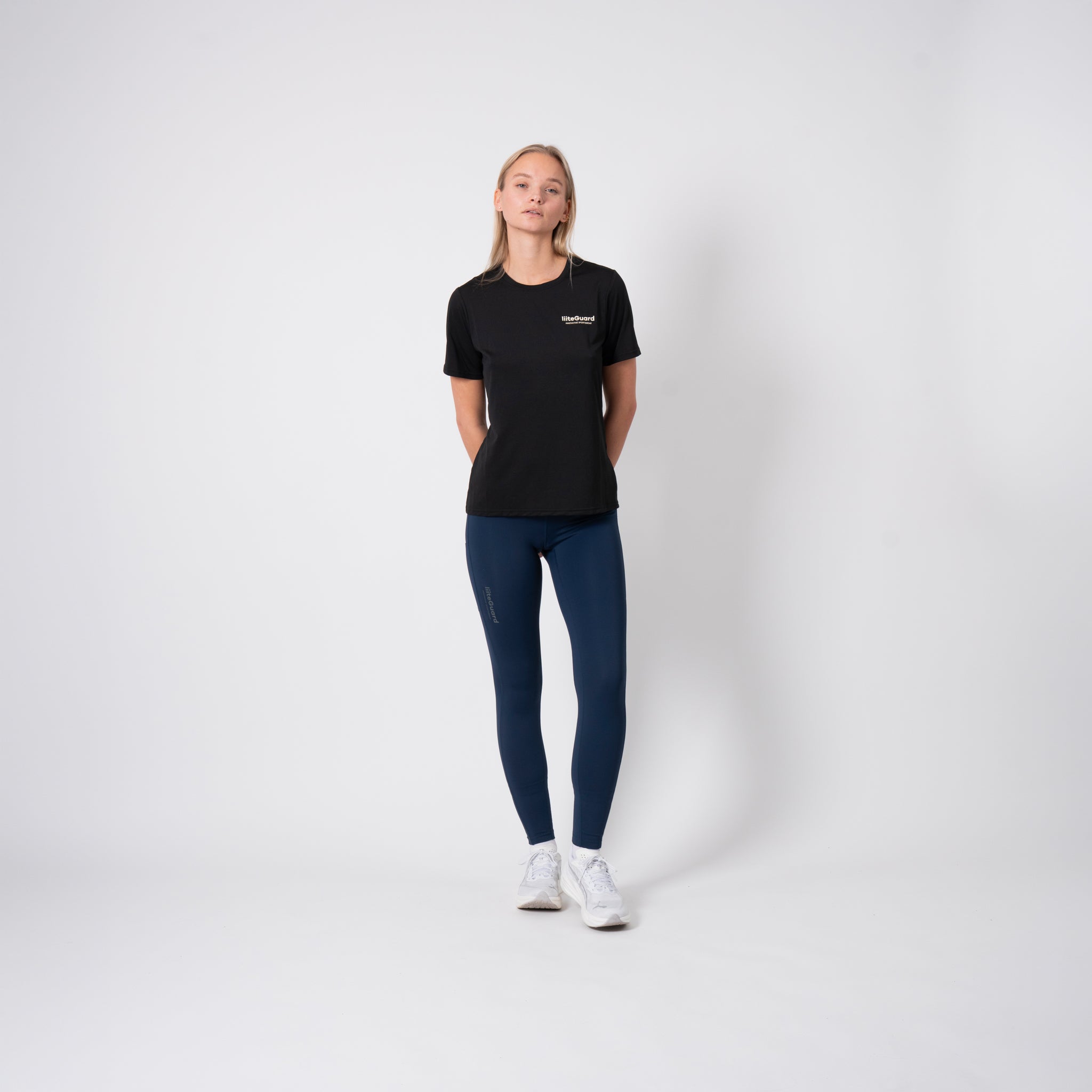 GLU-TECH LONG TIGHTS (WOMEN) - DRESS BLUE