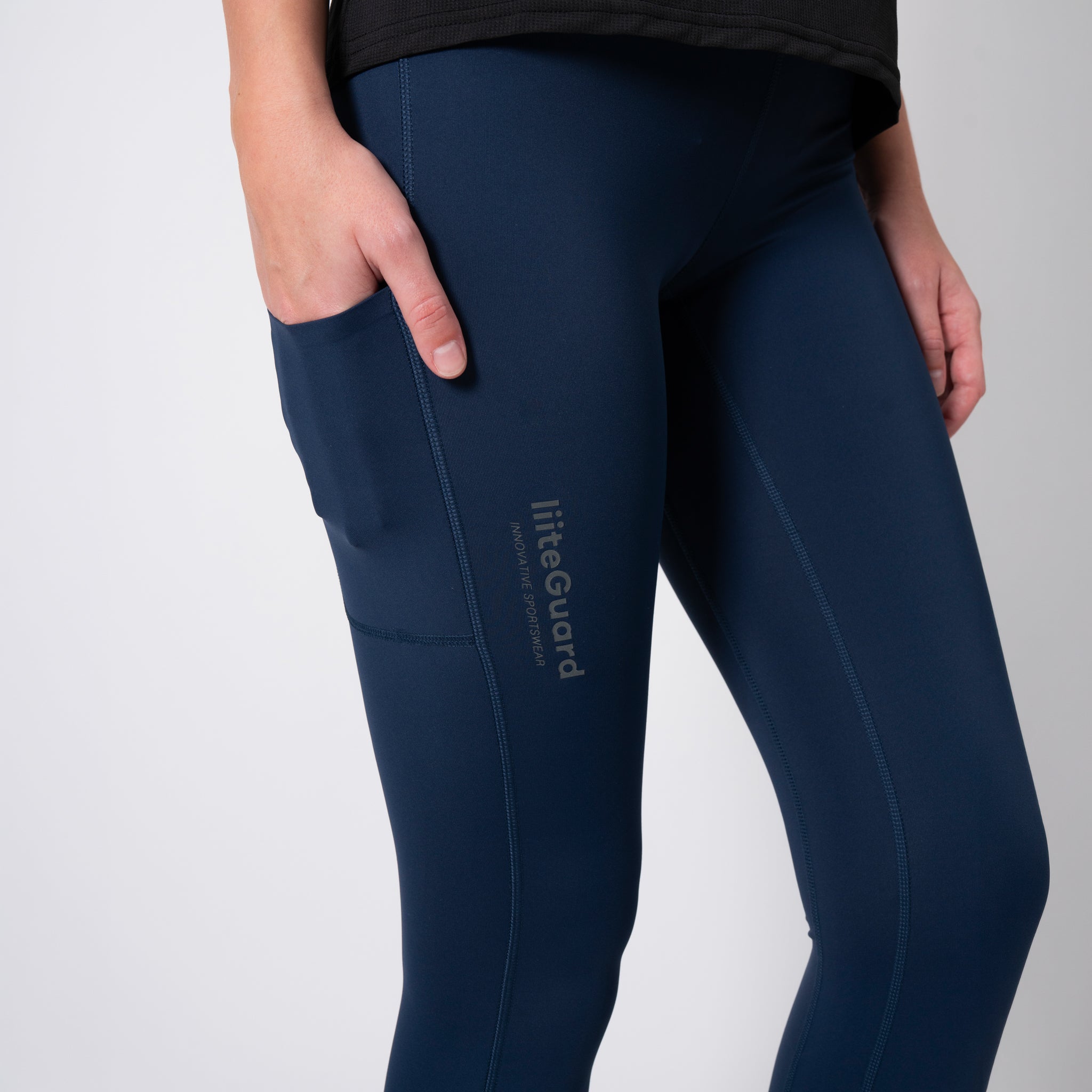 GLU-TECH LONG TIGHTS (WOMEN) - DRESS BLUE