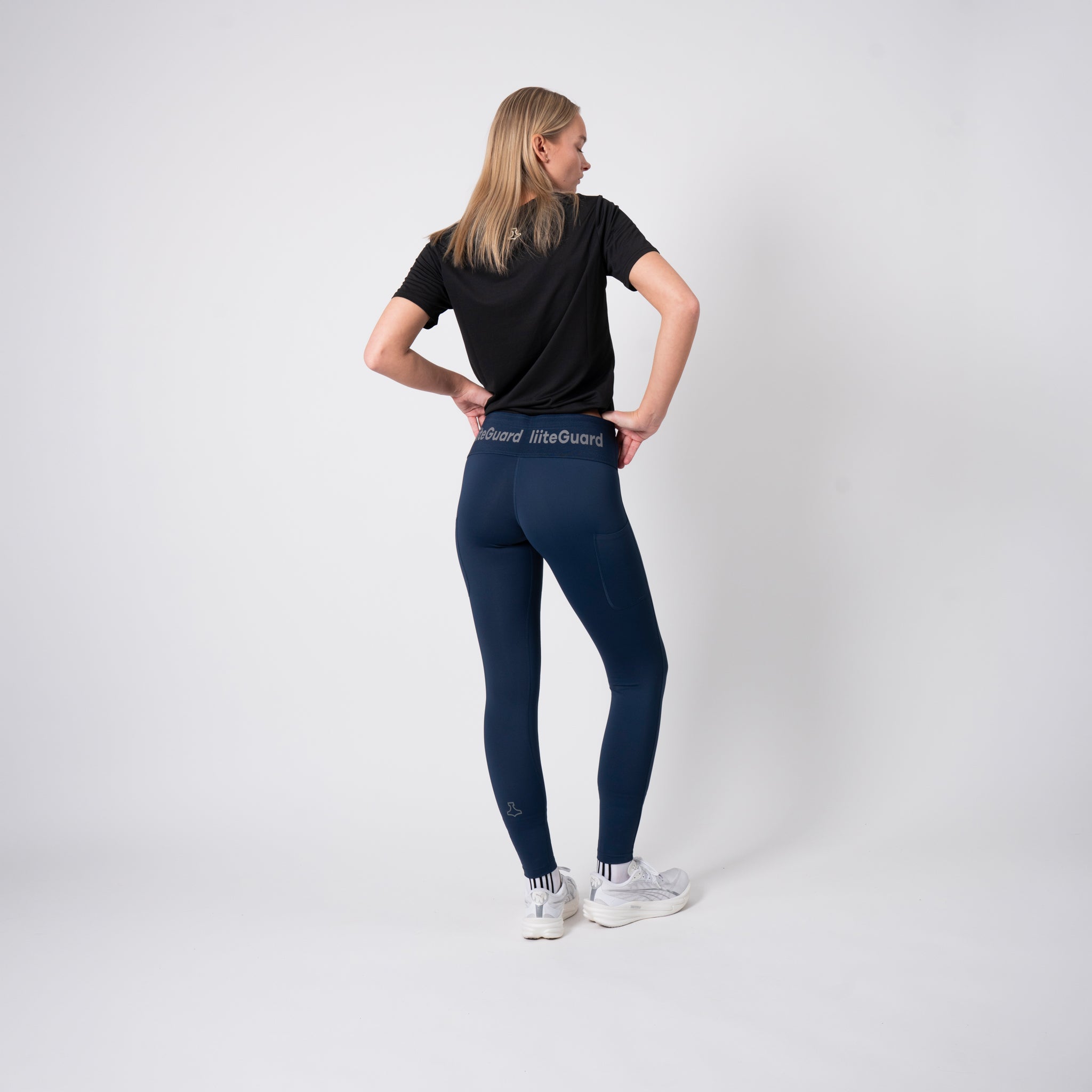 GLU-TECH LONG TIGHTS (WOMEN) - DRESS BLUE
