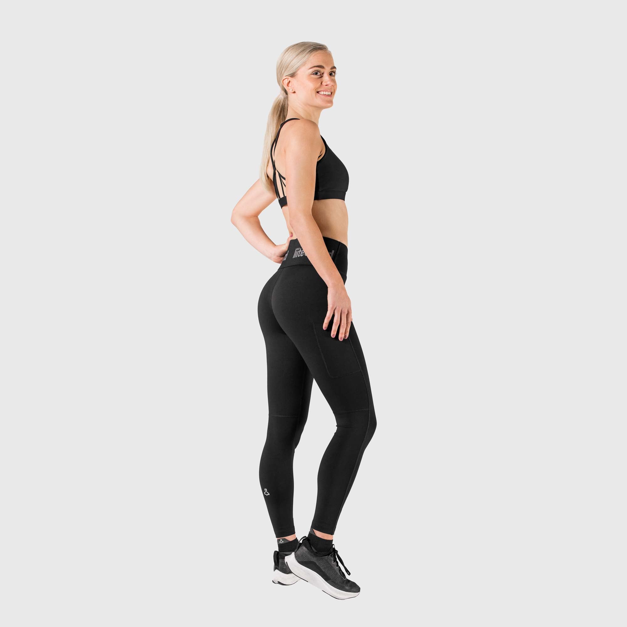 liiteGuard GLU-TECH TRAINING LONG TIGHTS (WOMEN) Long tights BLACK