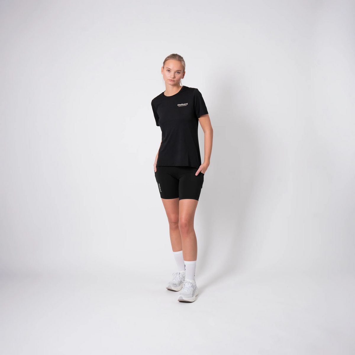 liiteGuard GLU-TECH TRAINING SHORT TIGHTS (WOMEN) Short tights BLACK