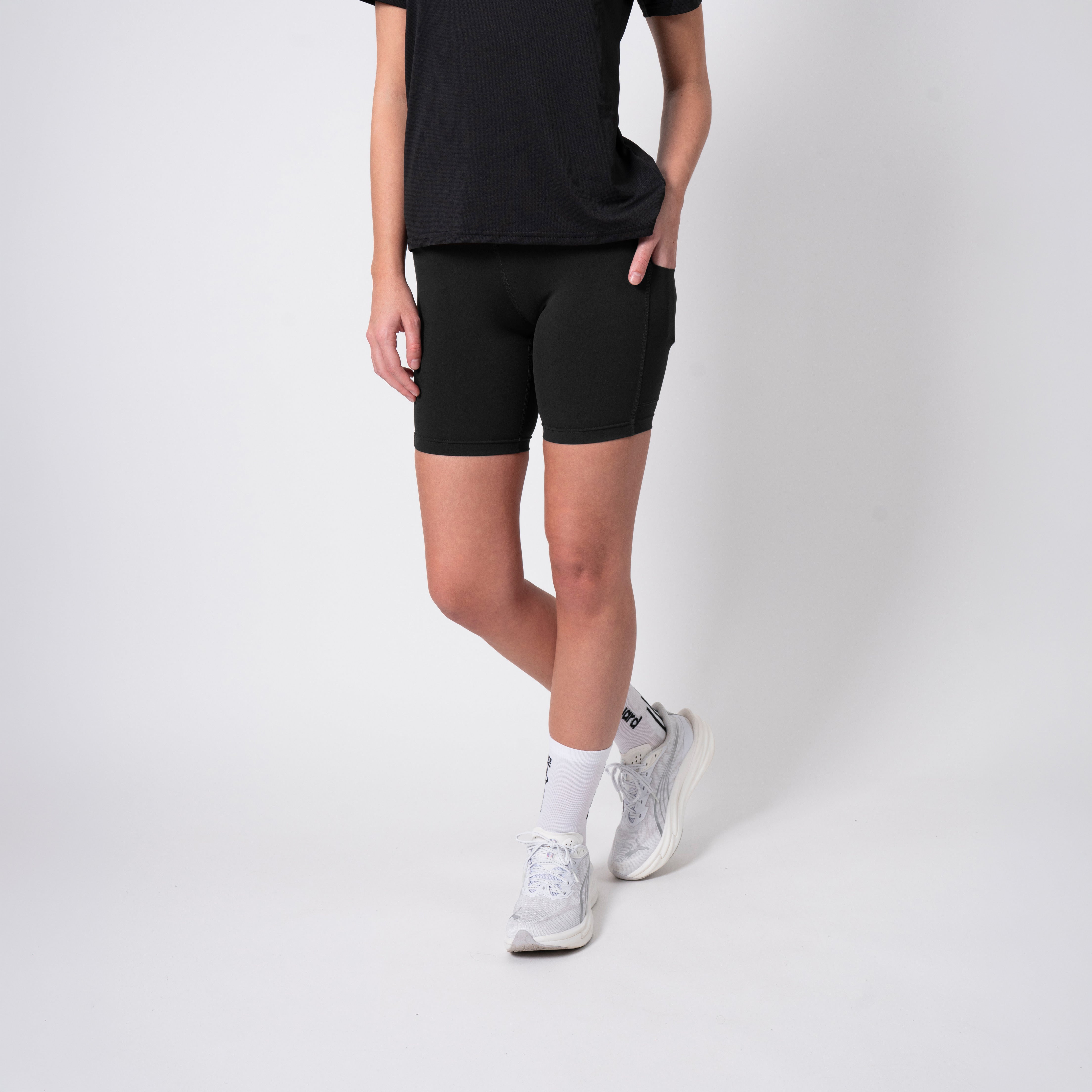 liiteGuard GLU-TECH TRAINING SHORT TIGHTS (WOMEN) Short tights BLACK