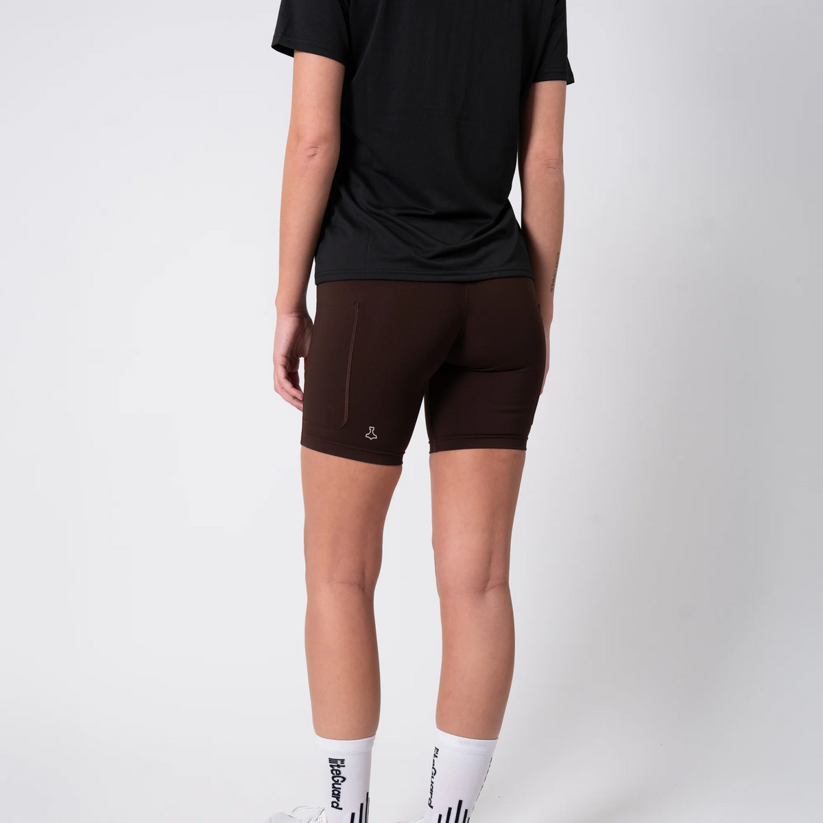 liiteGuard GLU-TECH TRAINING SHORT TIGHTS (WOMEN) Short tights Coffee Bean