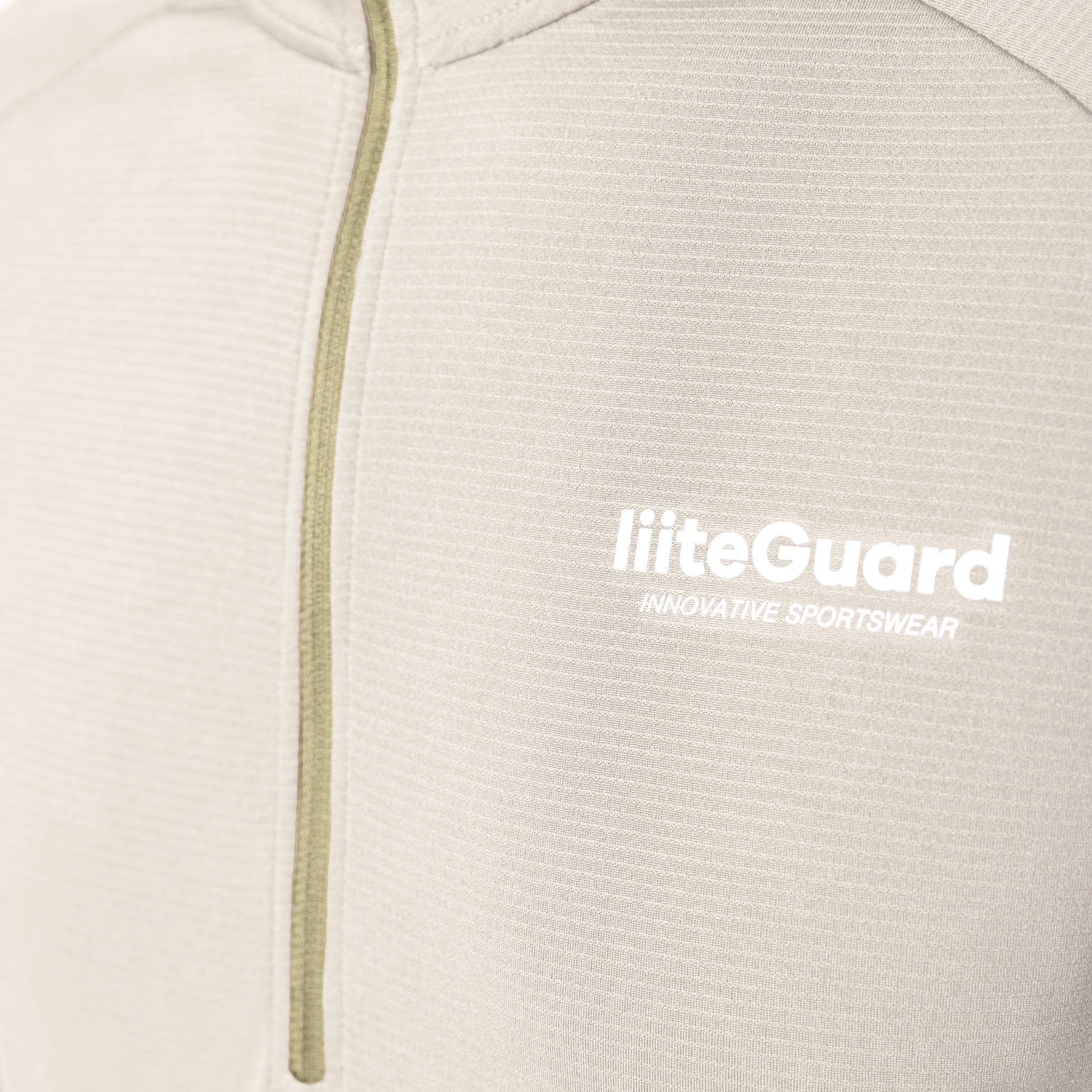 liiteGuard GROUND-TECH 1/4 ZIP SHIRT (MEN) Zippers Beige