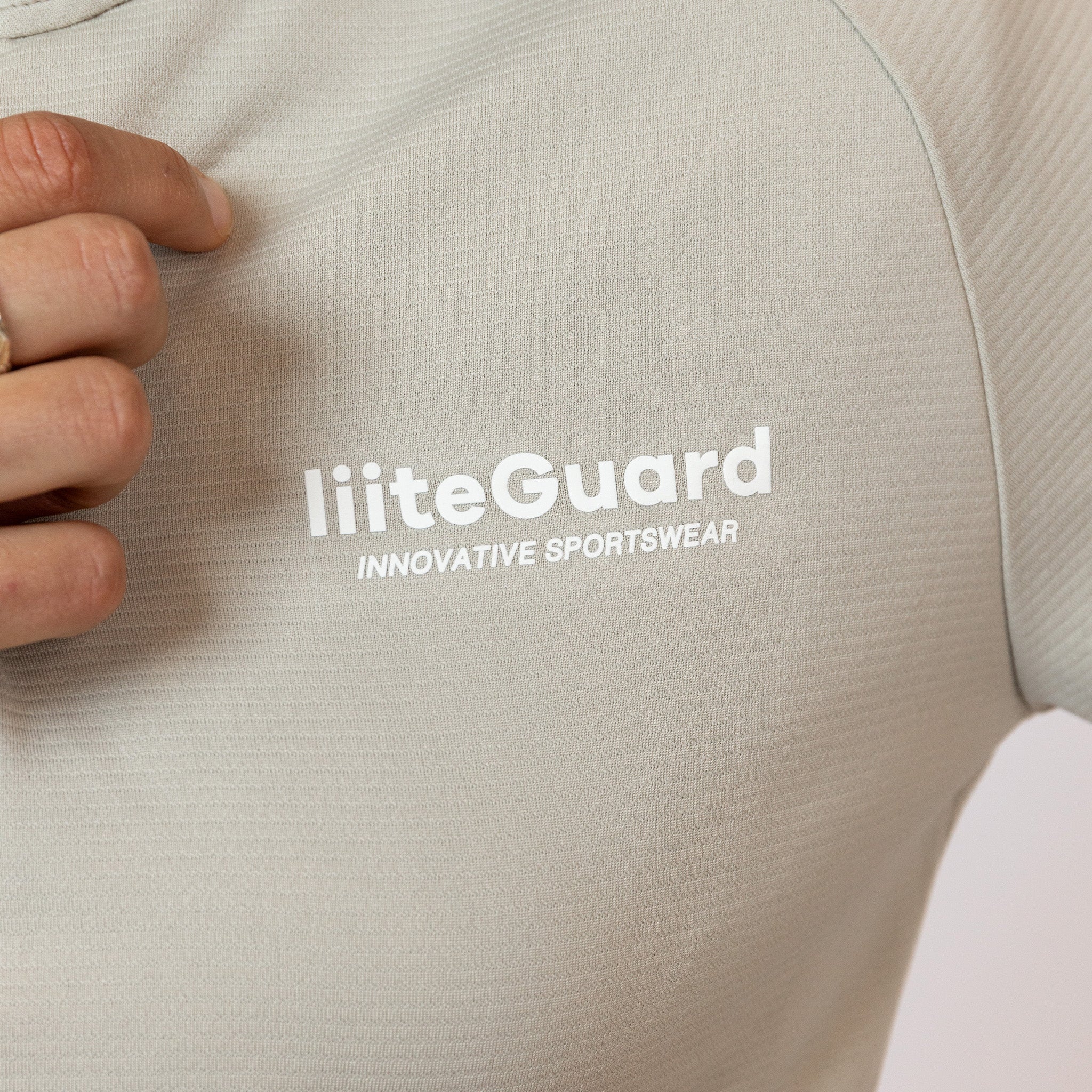 liiteGuard GROUND-TECH 1/4 ZIP SHIRT (WOMEN) Zippers Beige