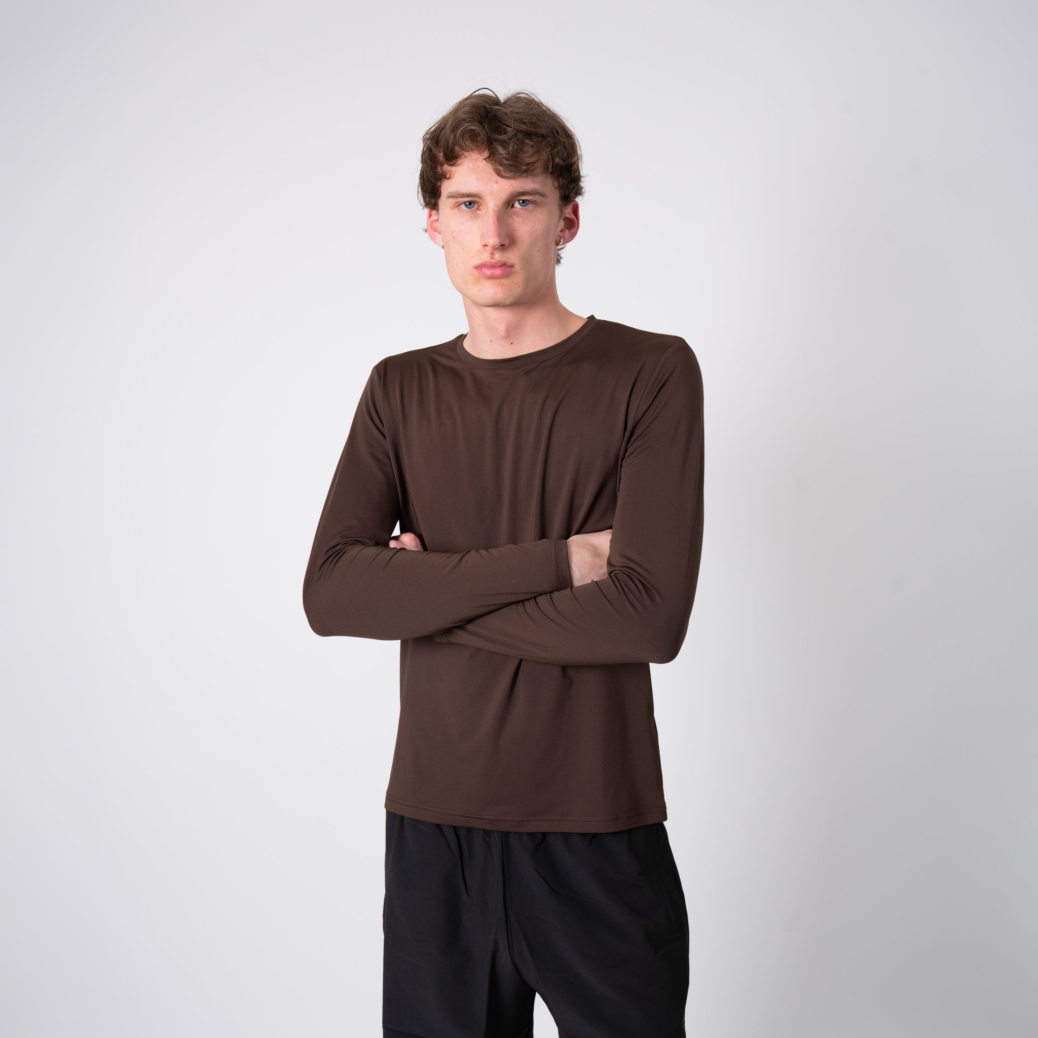 liiteGuard GROUND-TECH LIGHT LS T-SHIRT (MEN) T-shirts Coffee Bean