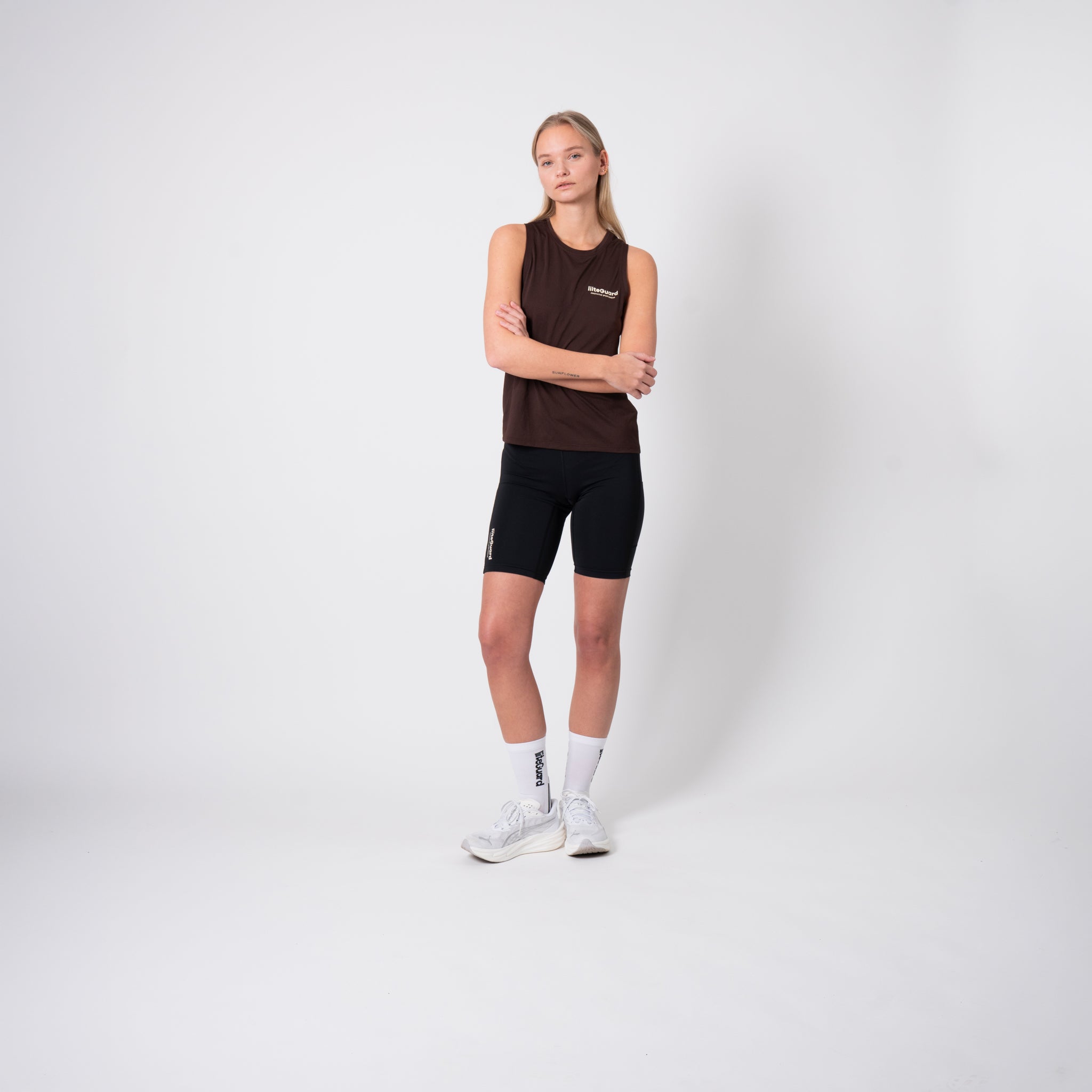 liiteGuard GROUND-TECH SINGLET (WOMEN) Singlet Coffee Bean