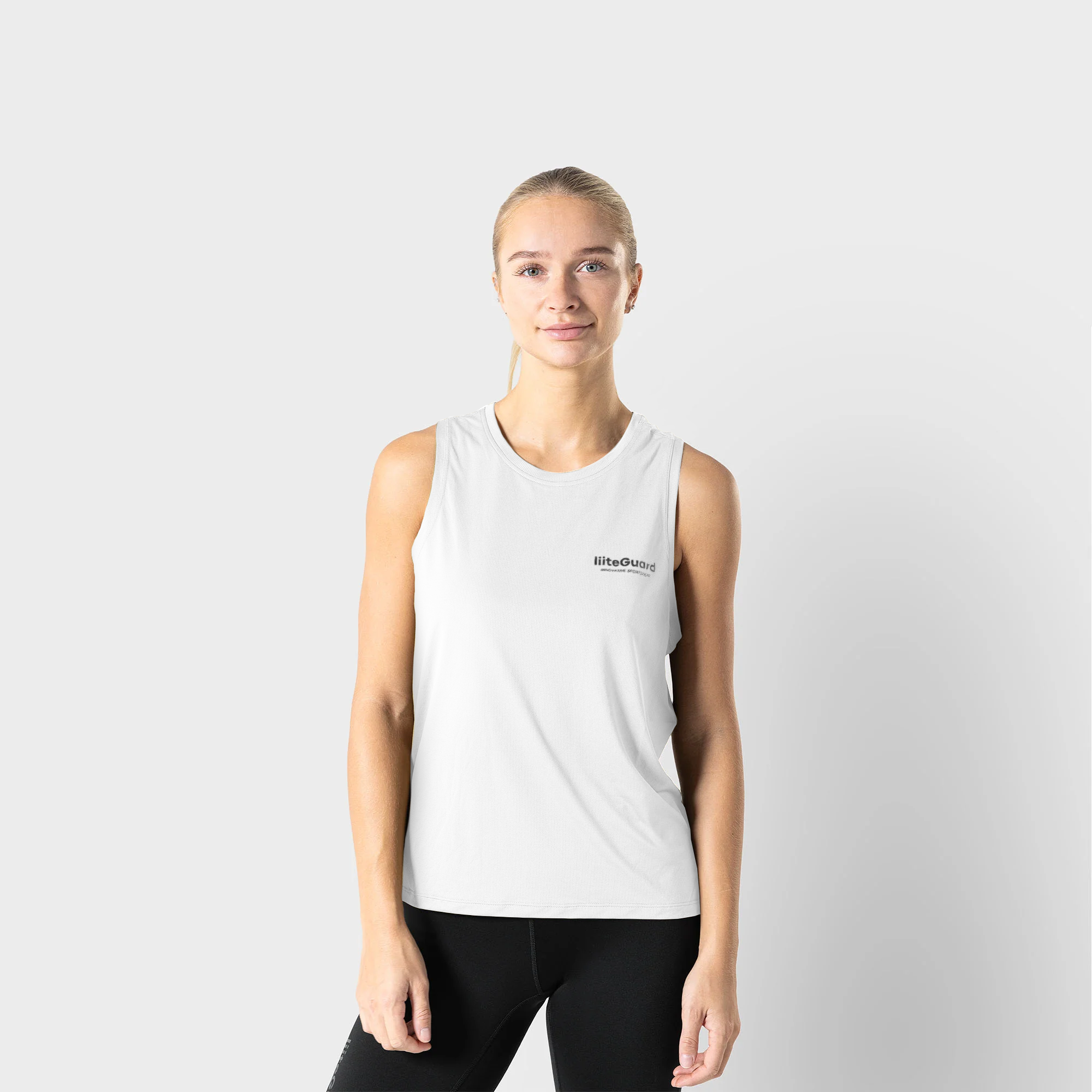 liiteGuard GROUND-TECH SINGLET (WOMEN) Singlet WHITE
