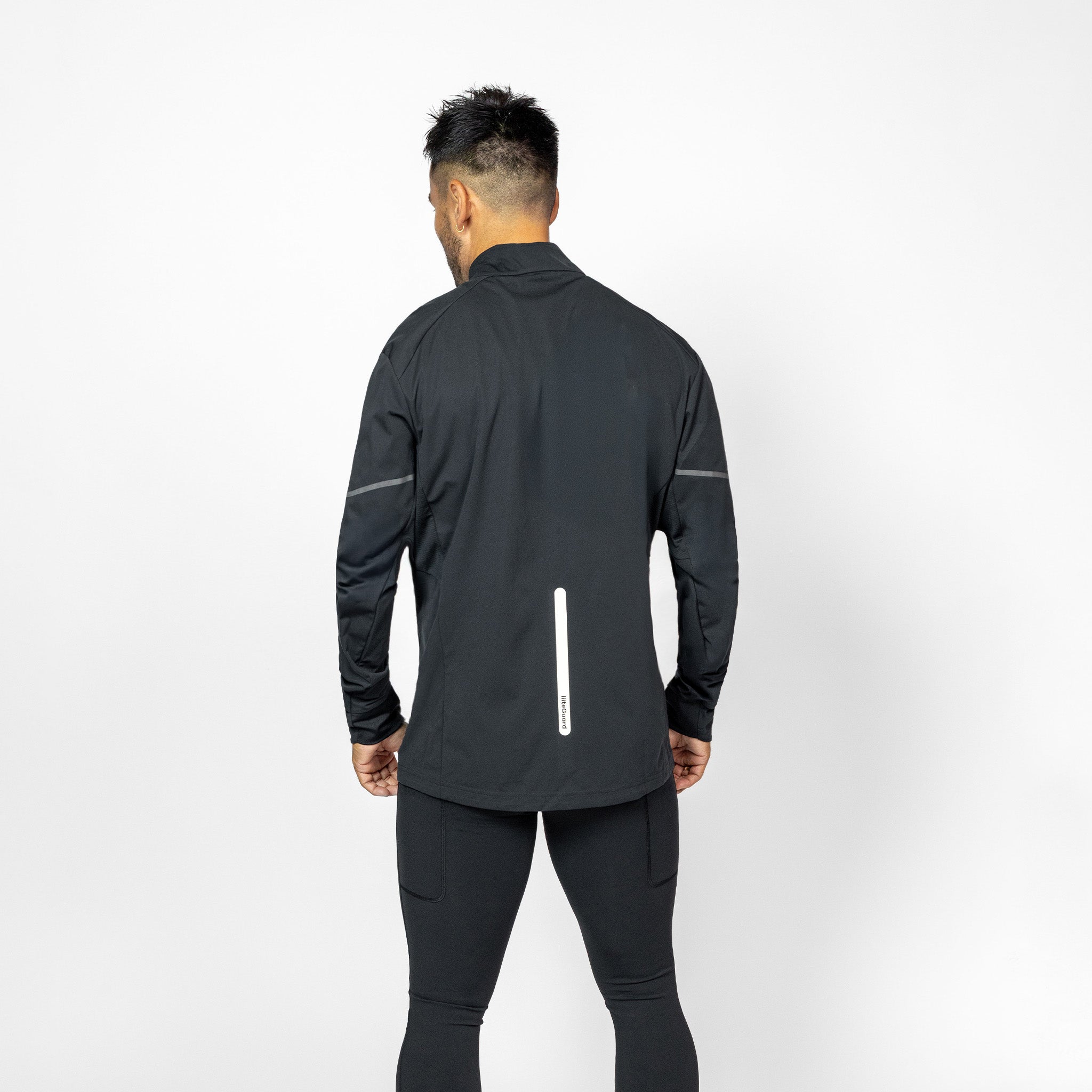 liiteGuard HYDRO-TECH RUNNING JACKET (MEN) Jacket BLACK