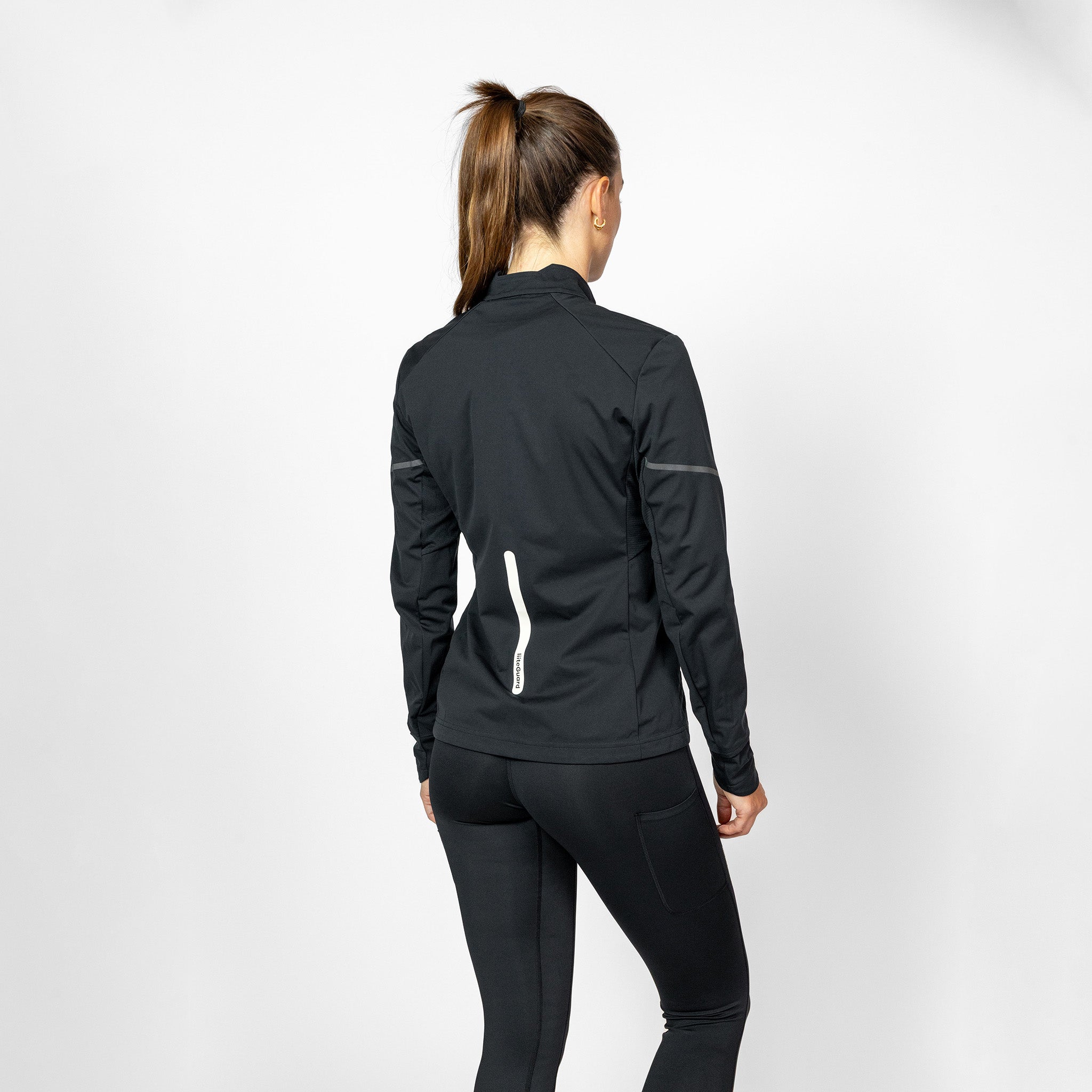 liiteGuard HYDRO-TECH RUNNING JACKET (WOMEN) Jacket BLACK