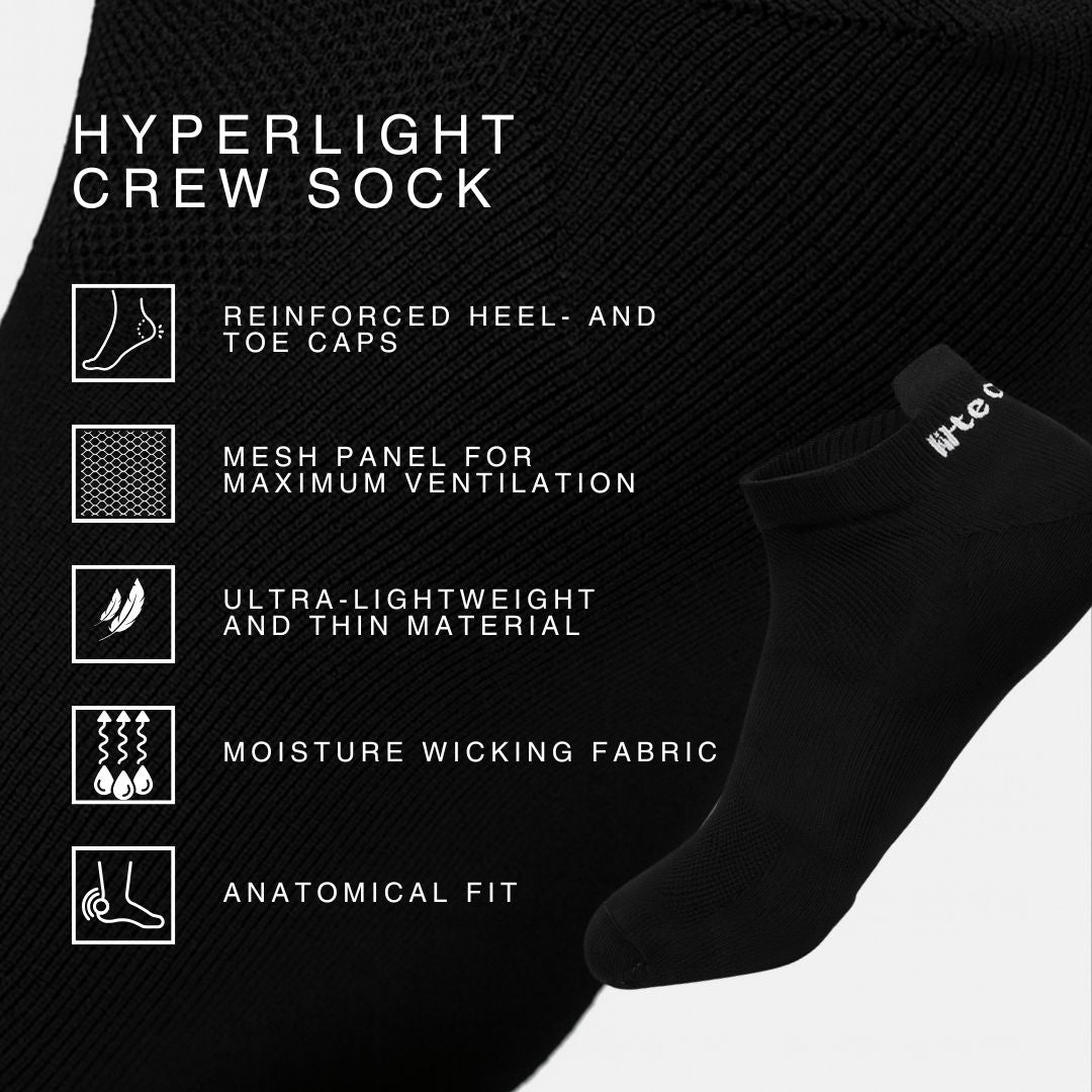 liiteGuard HYPERLIGHT LOW CUT SOCK 2-PACK Short socks BLACK