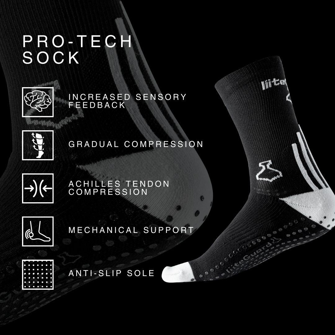 liiteGuard PRO-TECH SOCK Medium socks BLACK