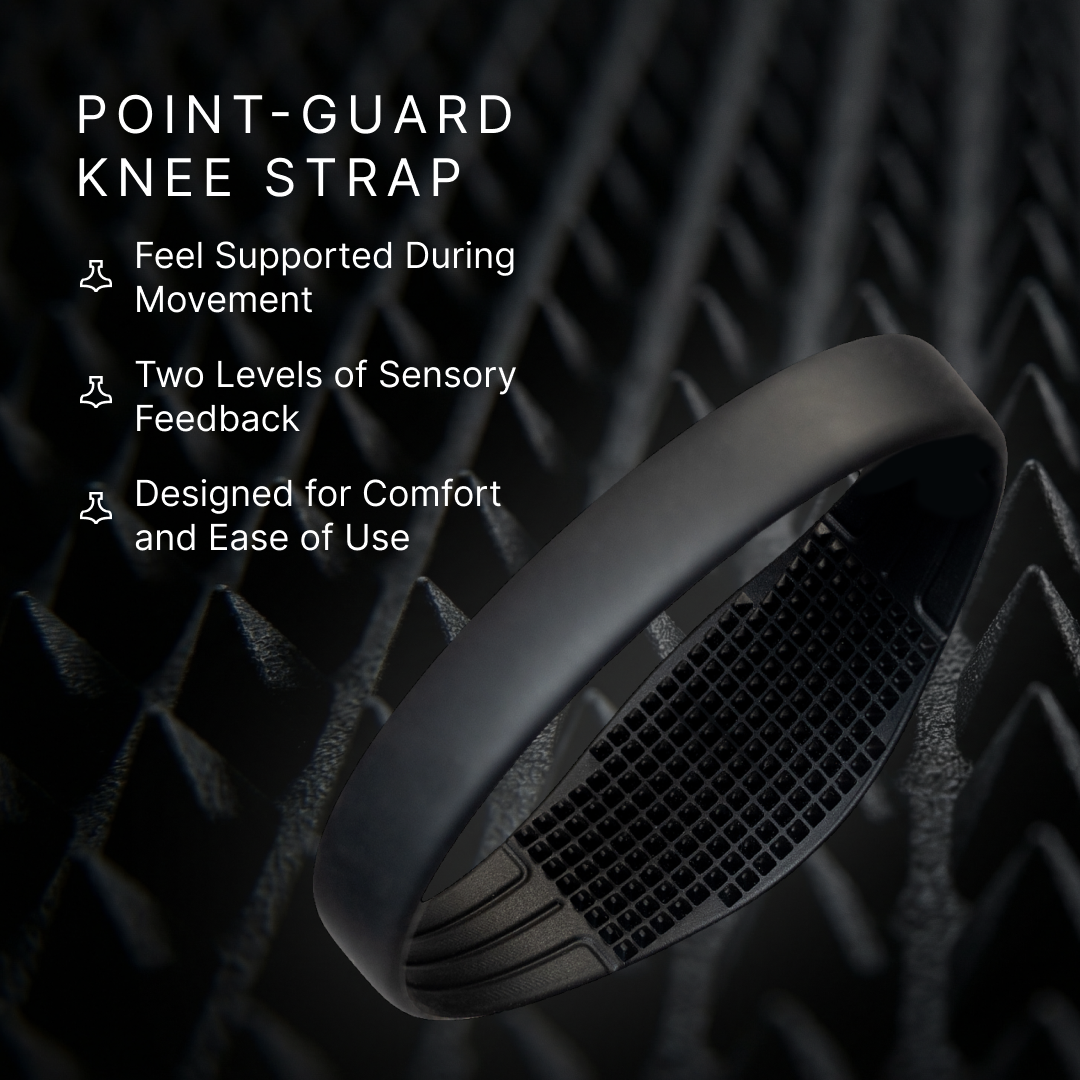 POINT-GUARD KNEE STRAP - BLACK