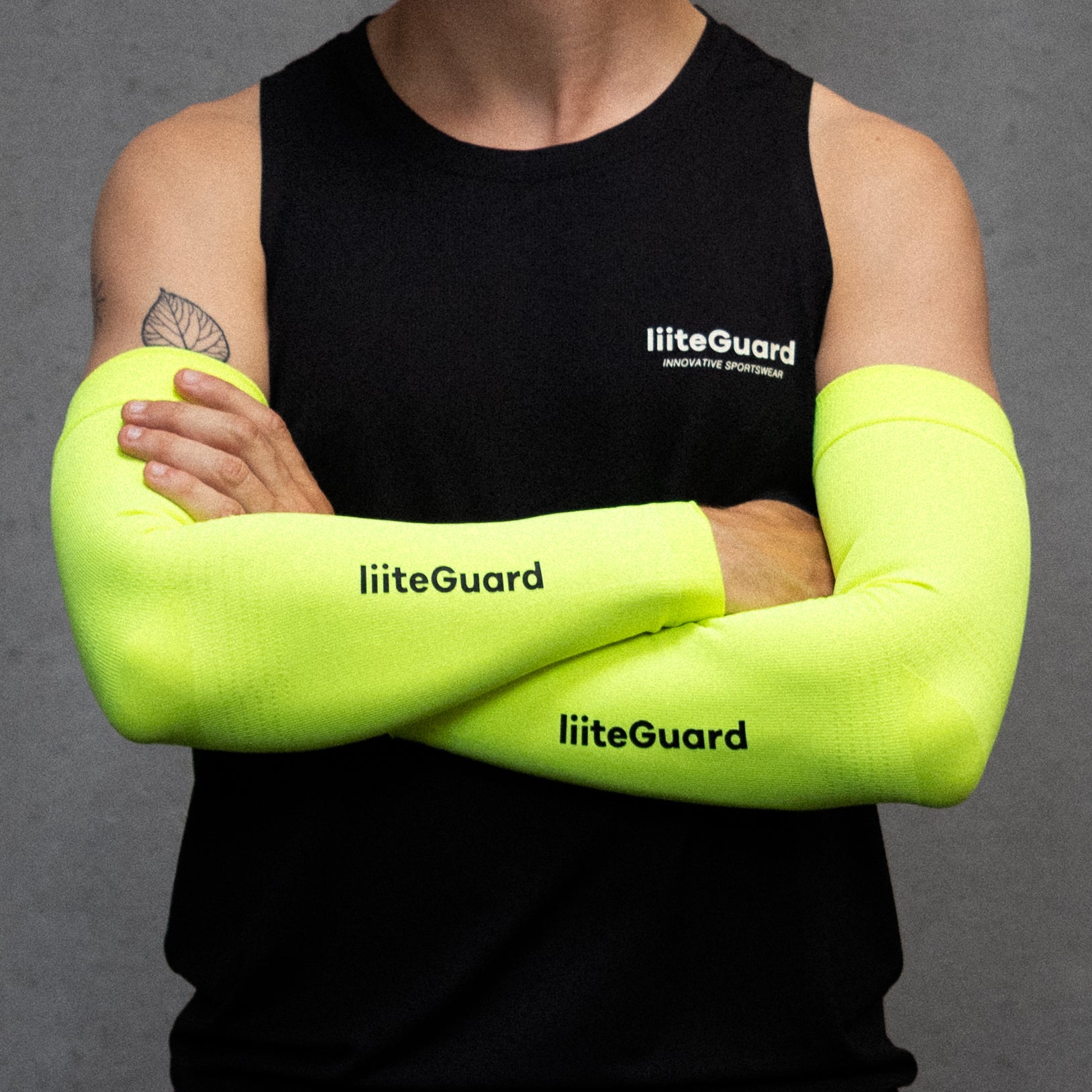 liiteGuard RACE DOUBLE SLEEVES Arm sleeve Neon Yellow