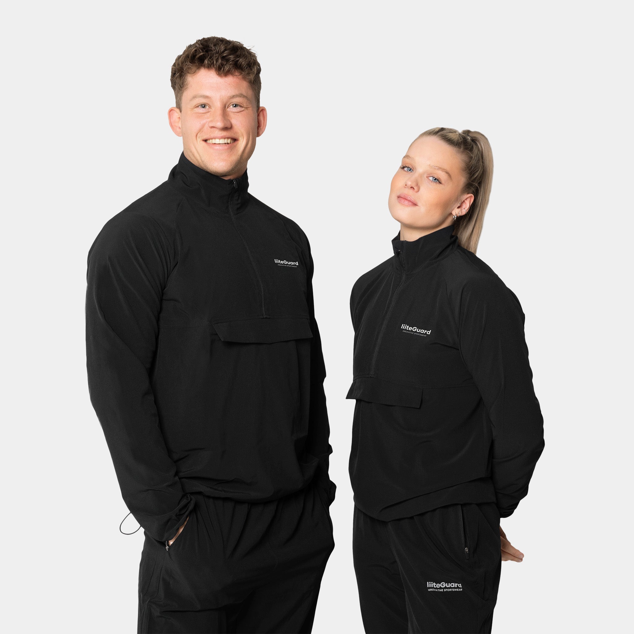 liiteGuard RE-LIITE ANORAK (UNISEX) Anorak BLACK