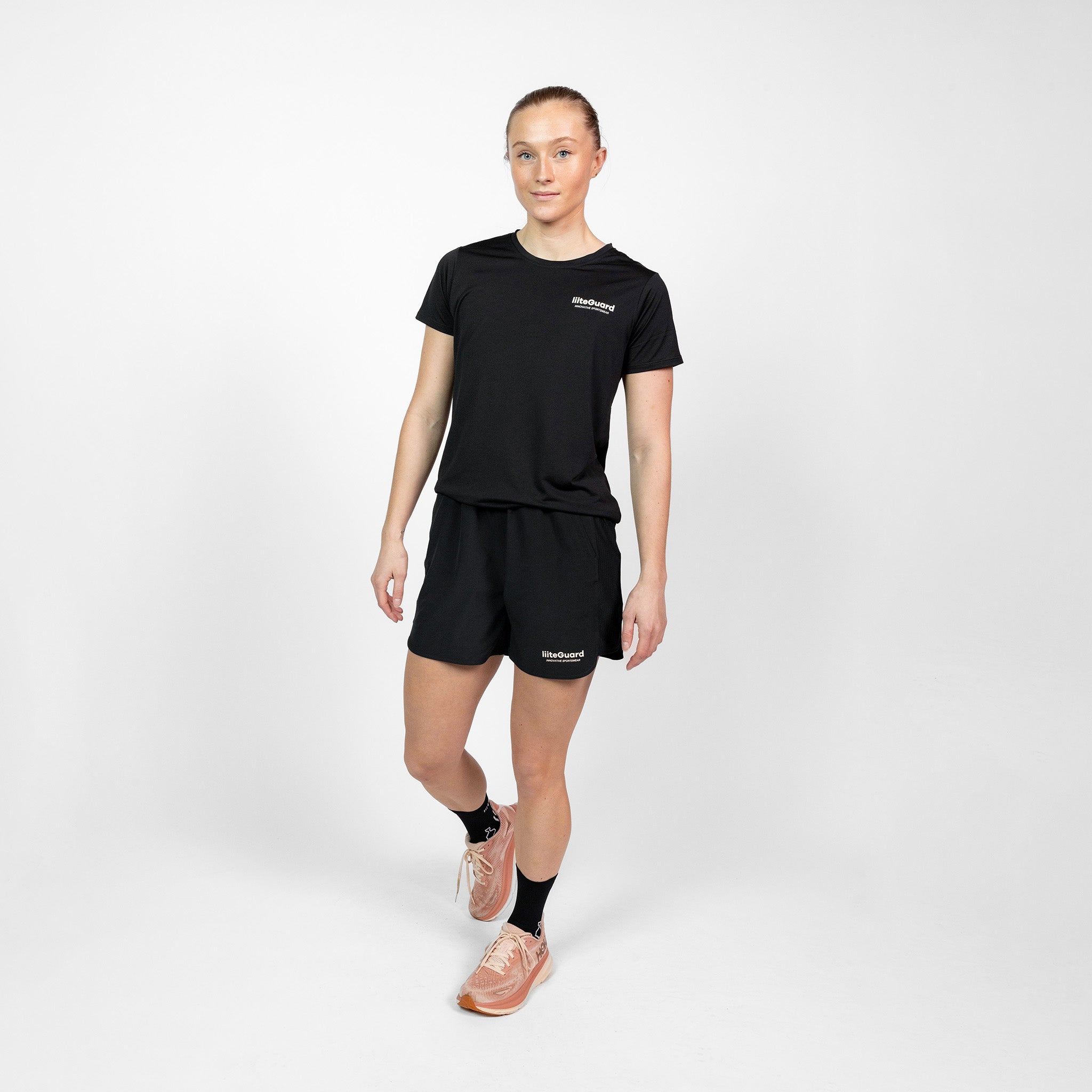 liiteGuard RE-LIITE HIGH WAIST SHORTS (WOMEN) Shorts BLACK