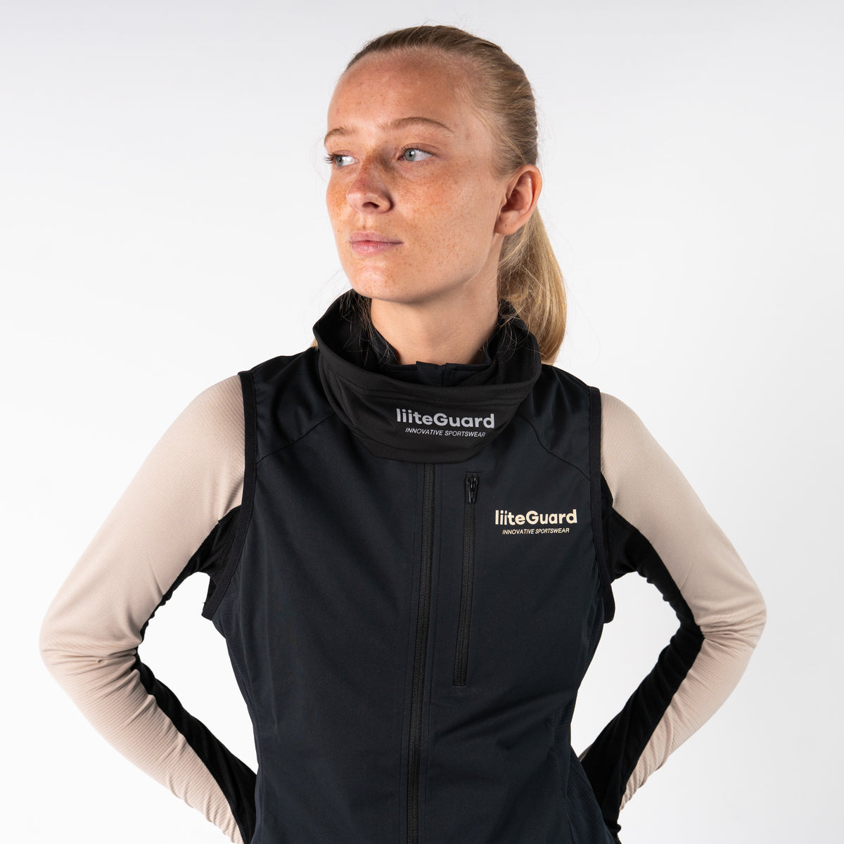 liiteGuard RUNNING NECK GAITER Accessories BLACK