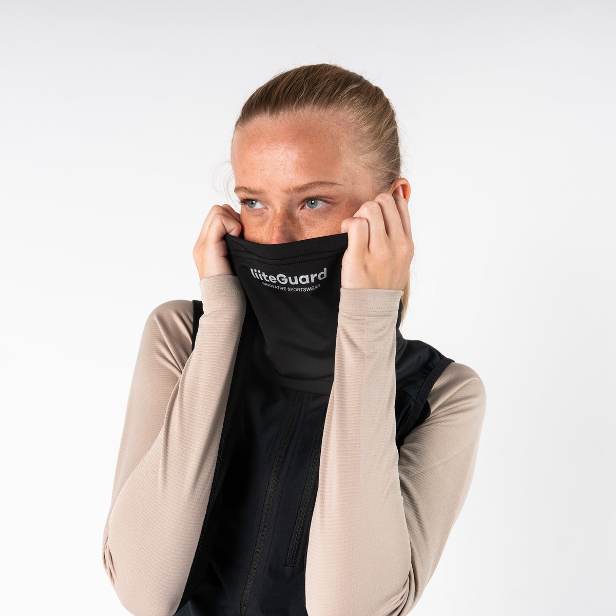liiteGuard RUNNING NECK GAITER Accessories BLACK