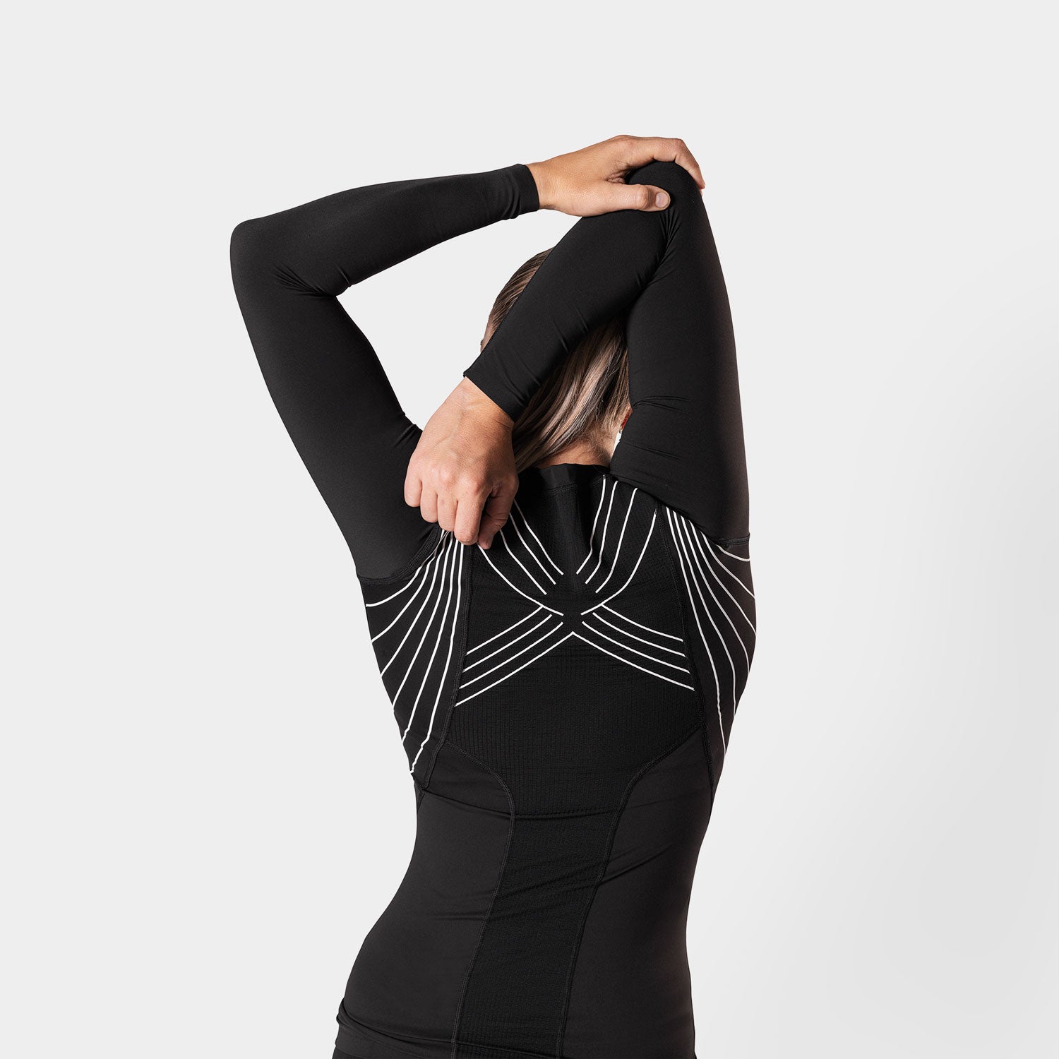 liiteGuard SPINE-TECH BASELAYER LS (WOMEN) Baselayer BLACK