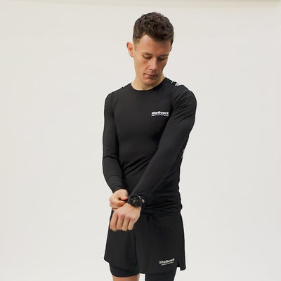 liiteGuard SPINE-TECH BASELAYER LS (MEN) Baselayer BLACK