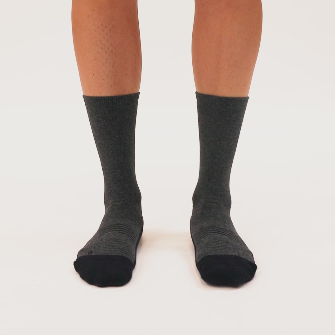 liiteGuard NR2 CREW MERINO HIKING SOCKS Strømper Dark Grey