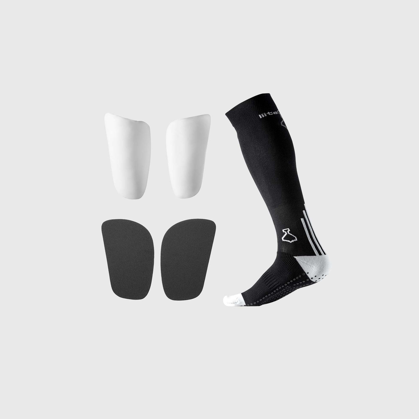 Liiteguard PERFORMANCE KIT Long socks BLACK