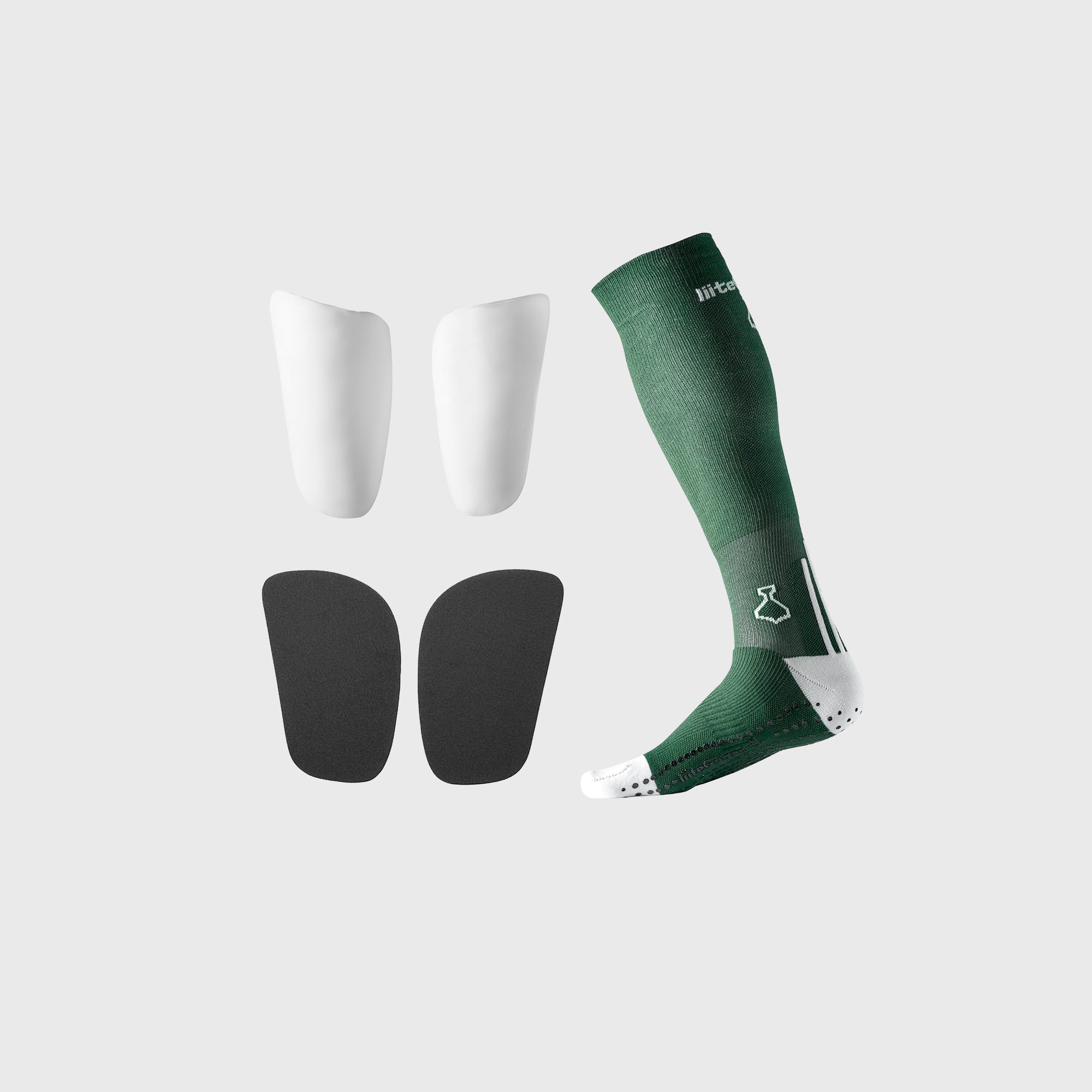 Liiteguard PERFORMANCE KIT Long socks DARK GREEN