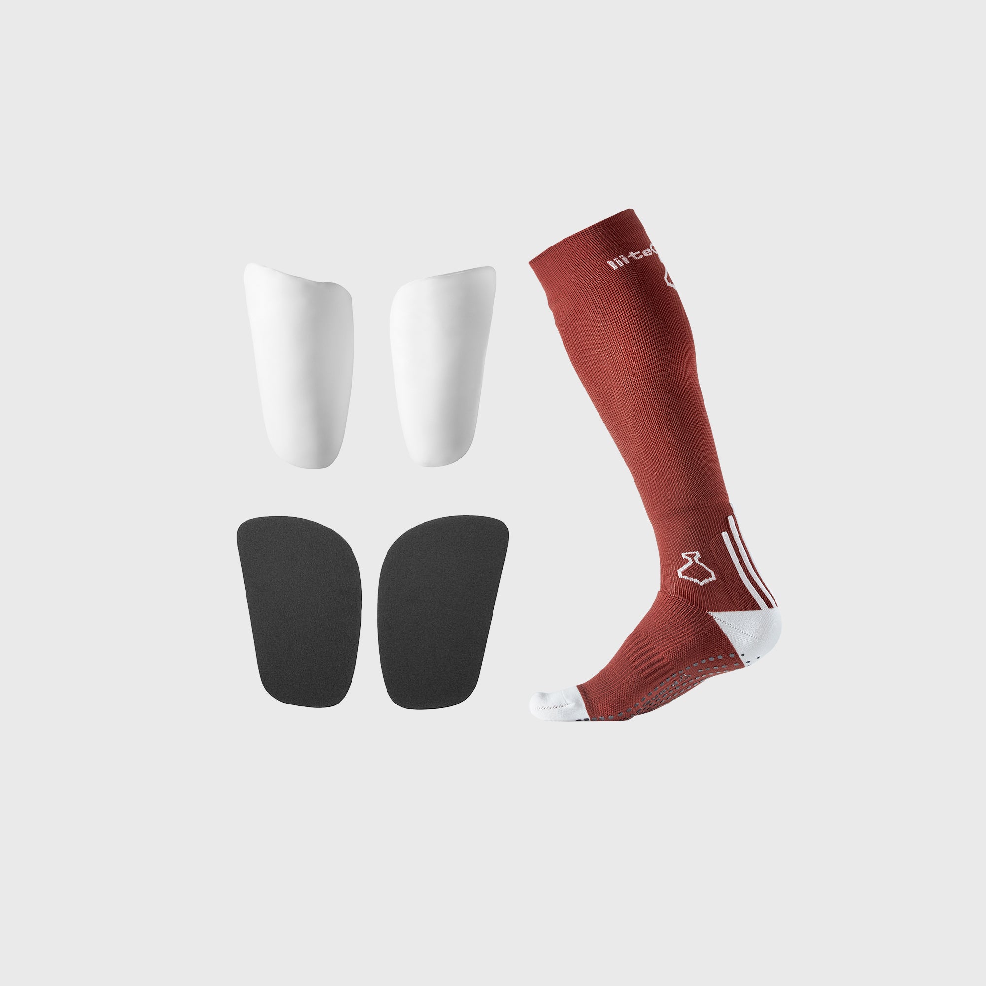 Liiteguard PERFORMANCE KIT Long socks DARK RED