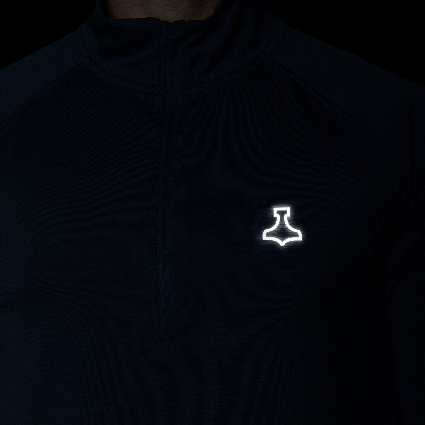 Liiteguard RE-LIITE 1/4 ZIP SHIRT (Men) Zippers BLUE